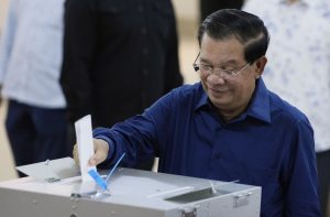 Cambodia&#8217;s Ruling Party Claims Landslide Win in Election That Saw Opposition Suppressed
