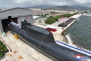 North Korea Unveils New Nuclear-Capable Submarine