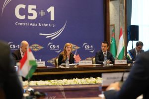 In Samarkand, USAID Head Power Announces New Funds for Central Asia