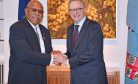 During Australia Visit, Fijian Prime Minister Calls for ‘Ocean of Peace’