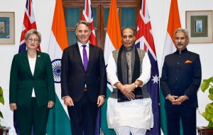 Momentum in the India-Australia Relationship on Display With 2+2 Strategic Dialogue