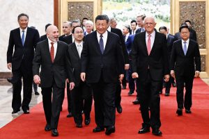 China’s Xi Jinping Meets With US Business Leaders  