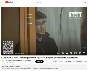Live-streamed Murder Trial Reopens Discussion on Domestic Violence in Kazakhstan