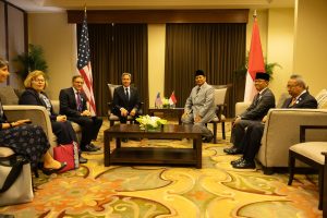 Indonesia&#8217;s Prabowo Meets With US Secretary of State Over Gaza