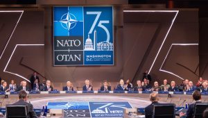 NATO’s New Mission: Keep America in, Russia Down, and China Out