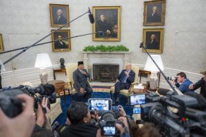 Indonesia&#8217;s Prabowo Meets With President Biden on US Trip