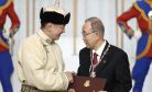 Former UN Secretary-General Ban Ki-moon Receives Supreme Decoration From Mongolia