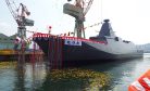Japan’s MHI Launches 11th Mogami-Class Multirole Frigate for JMSDF