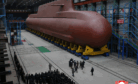 North Korean Leader Inspects Building of Nuclear Submarine